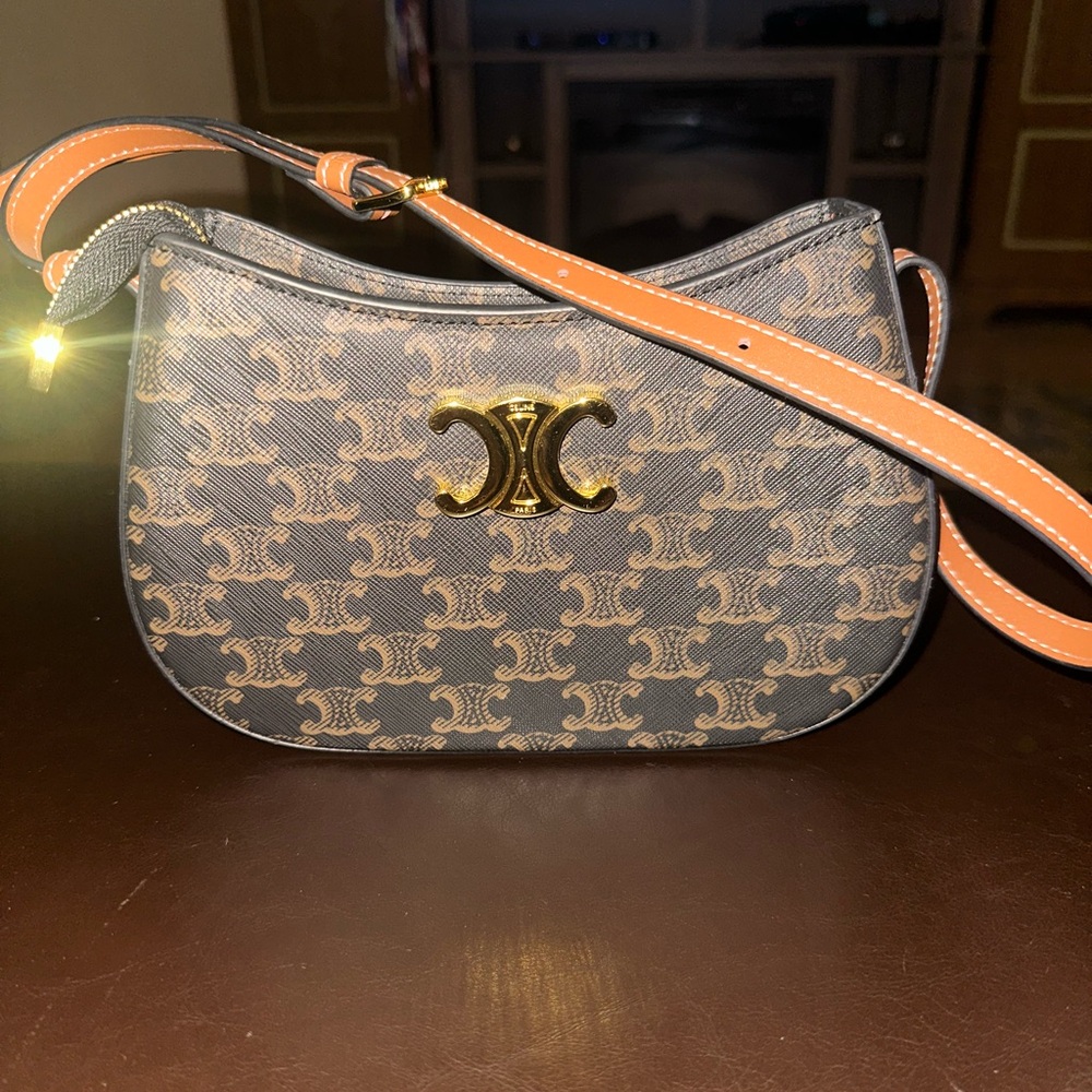 Fashion Brown Monogram Shoulder Bag